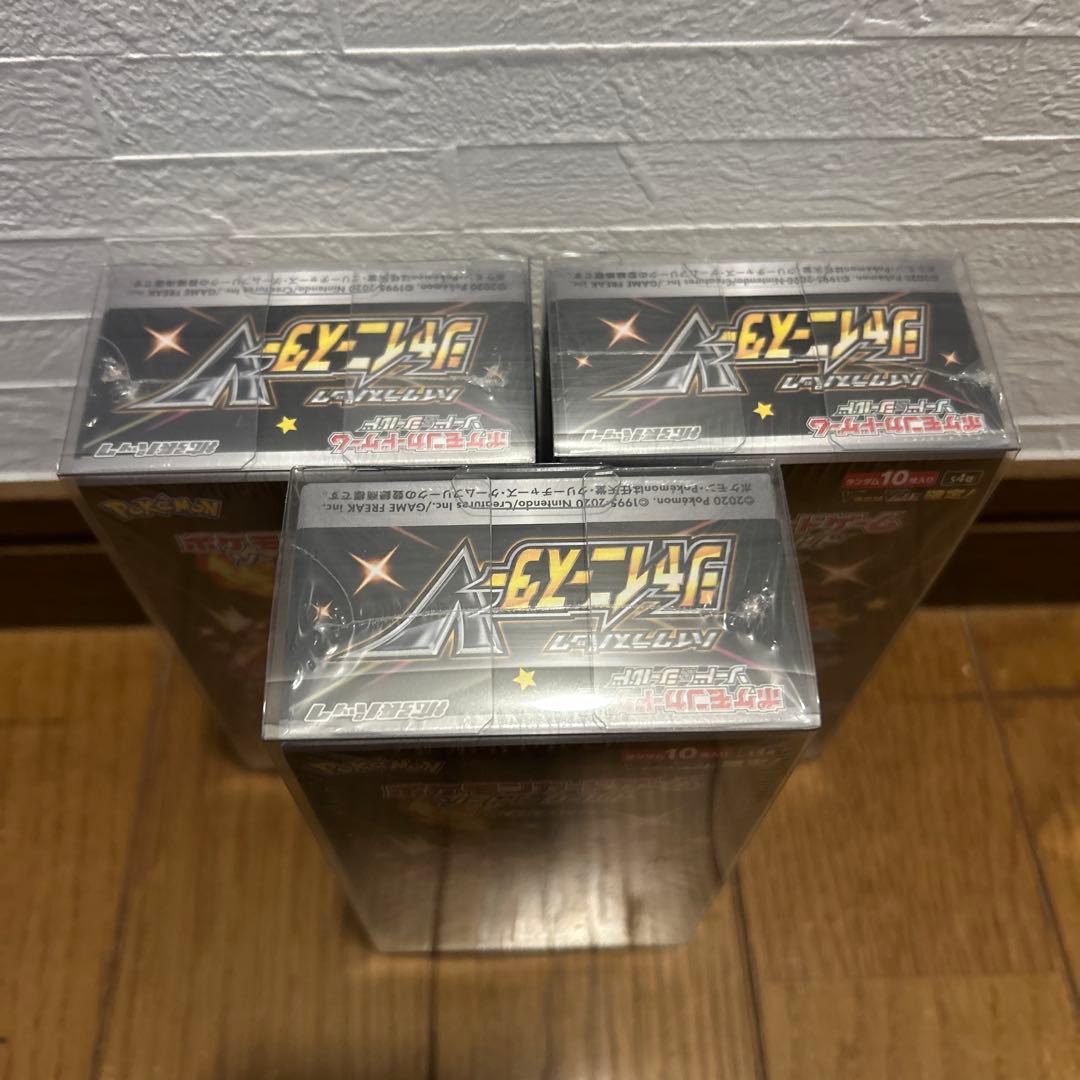 ポケモンカードゲーム シャイニースターV 未開封シュリンク付きbox 3box