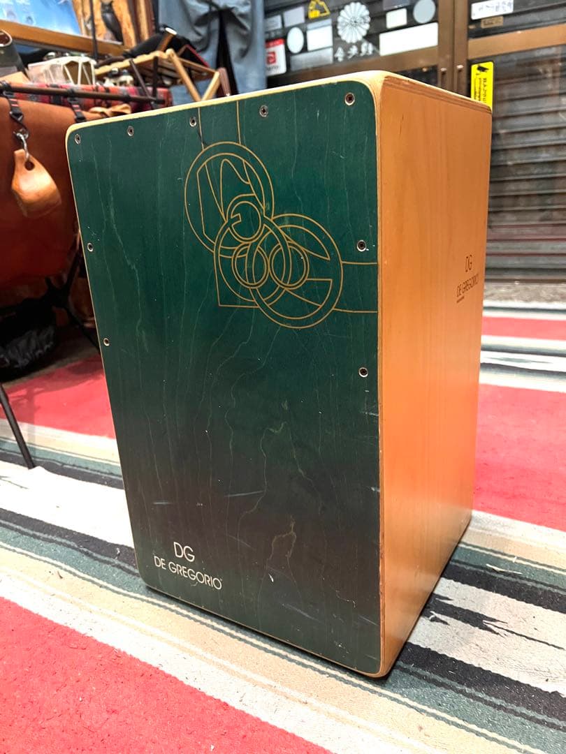 DE GREGORIO カホン 緑/ナチュラル DE GREGORIO カホン 緑/ナチュラル