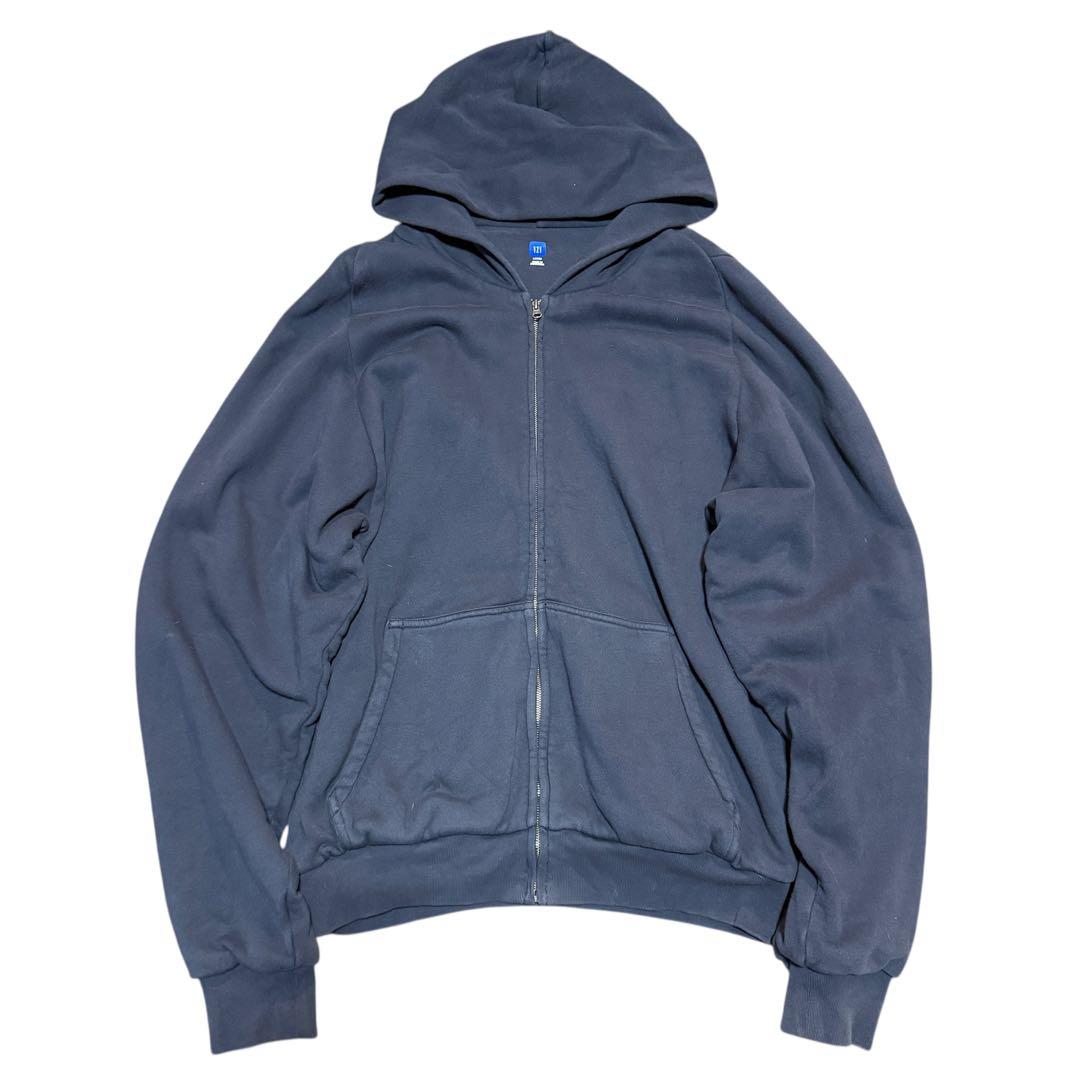 イージーギャップ YZY Zip-Up Hoodie Navy L