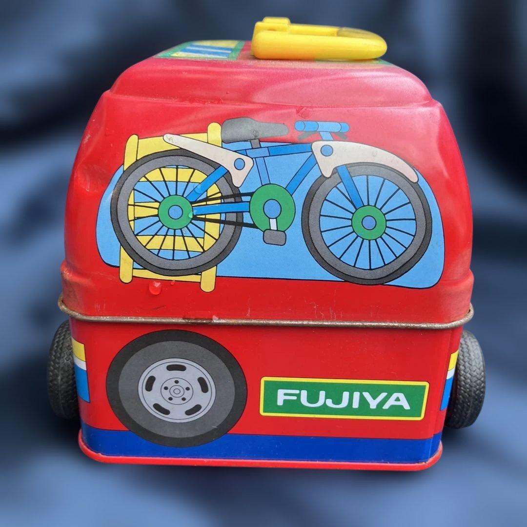 (395)FUJIYA キャンピングカー型おもちゃ