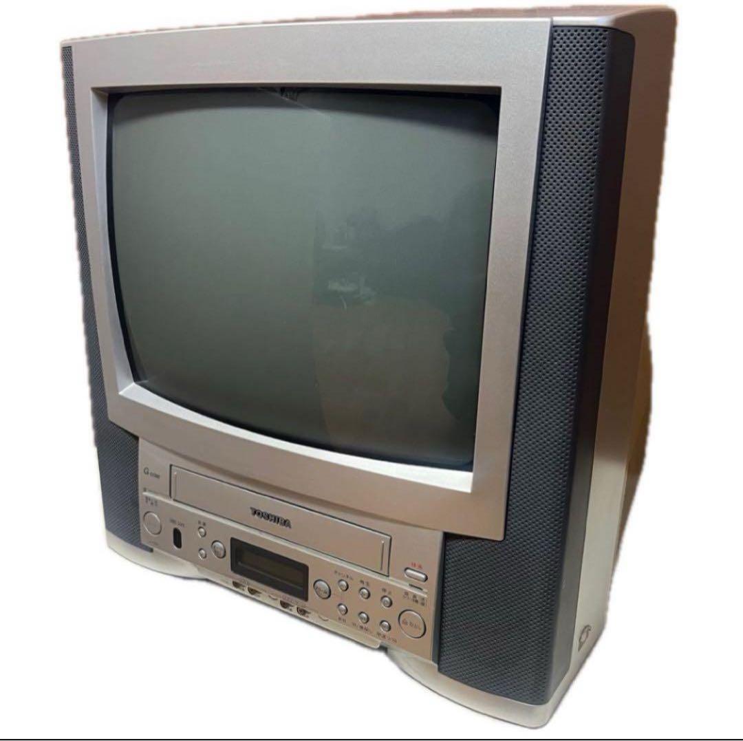 通電確認済】TOSHIBA テレビデオ J-14V1 昭和 平成 レトロ 東芝 - メルカリ