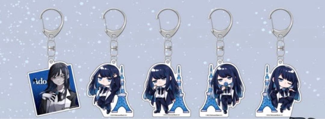 Ado 東京タワーコラボ アクキー5種コンプセット Ado 5th Anniversary