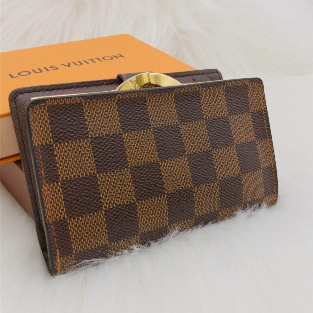 極美品】ルイヴィトン ダミエ ポルトフォイユヴィエノワ がま口財布