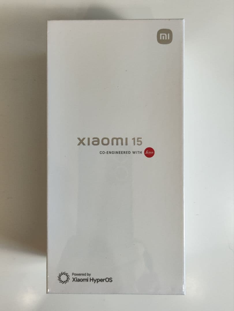 新品未開封】Xiaomi 15 白12GB/256GB Anker充電器付属