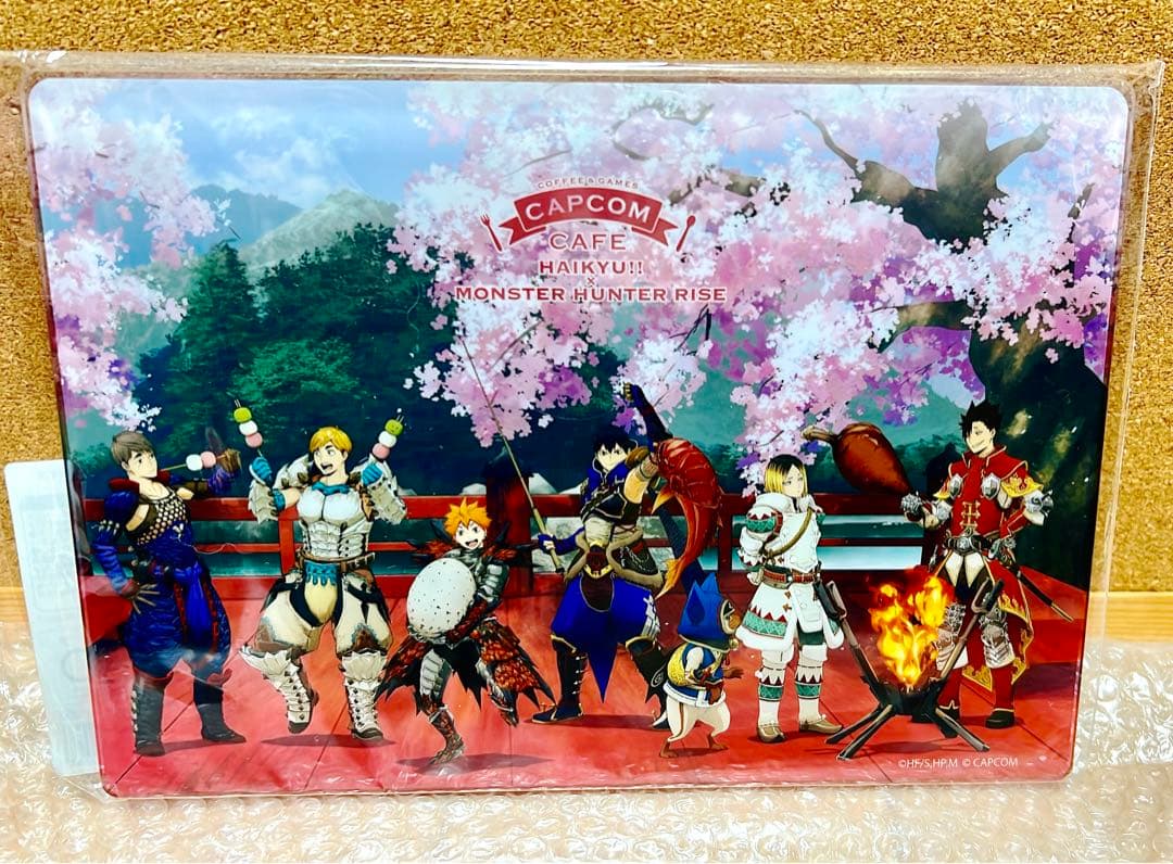 ハイキュー!! モンハン 孤爪研磨 黒尾鉄朗 コースター 特典 カプコンカフェ