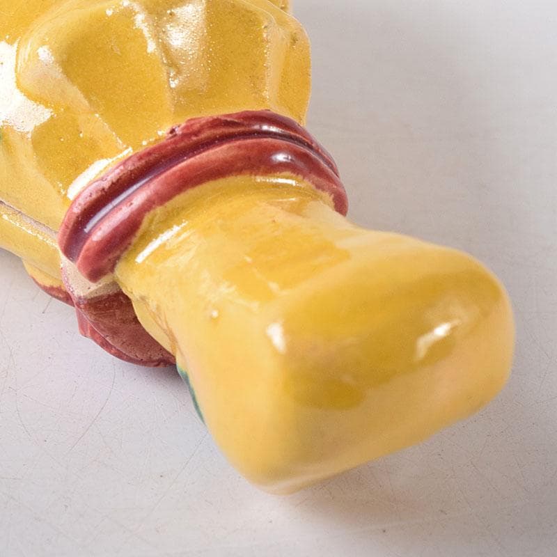 茶道具 松阪萬古焼 松古窯 佐久間芳丘作 色絵 干支 巳香合 共箱 V 8209