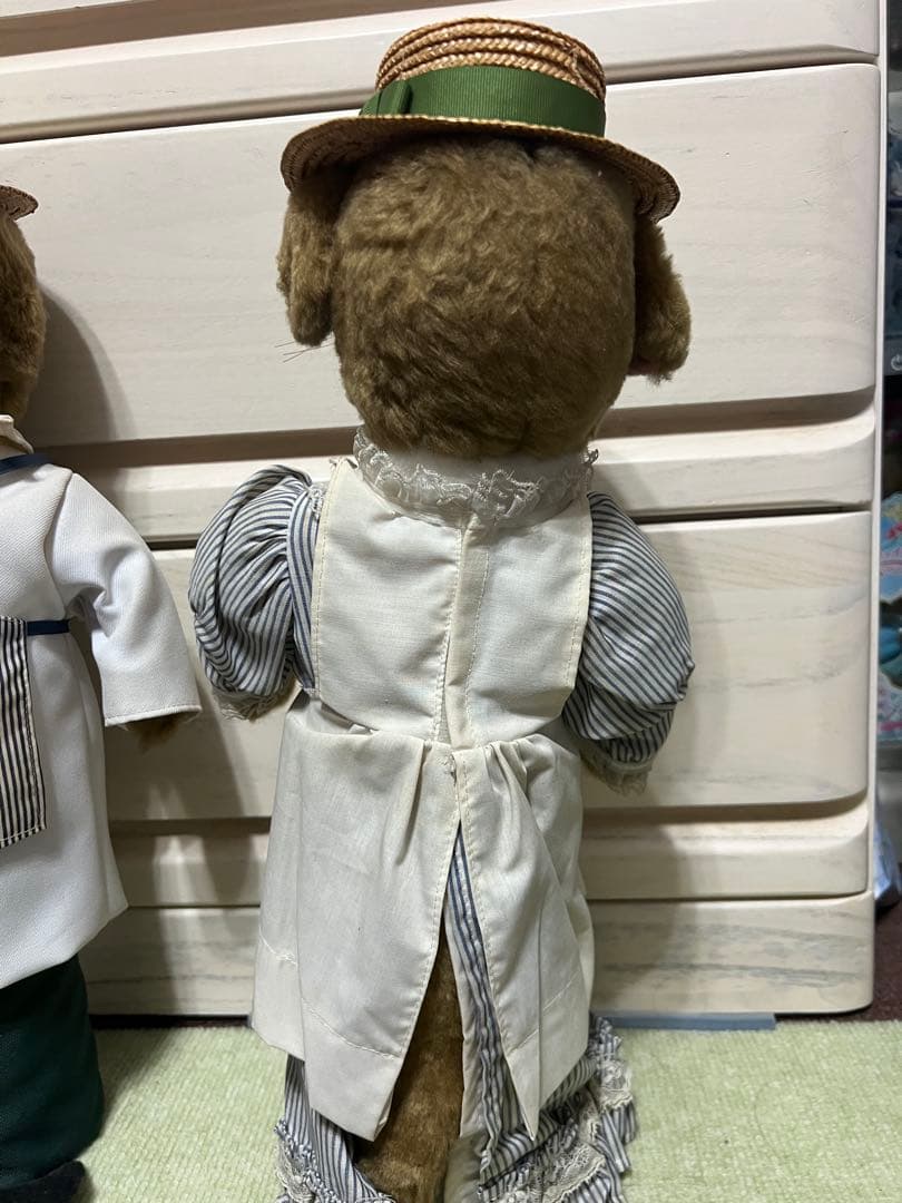 ハロッズ　ネズミ　人形　ドアストッパー　２体セット