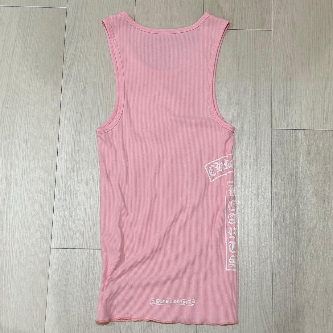 Chrome hearts クロムハーツ　タンクトップ　ピンク　M