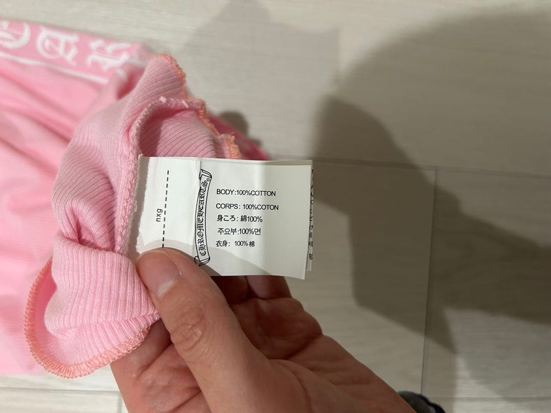 Chrome hearts クロムハーツ　タンクトップ　ピンク　M