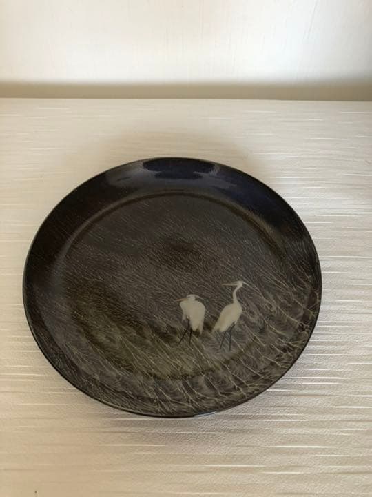 絵皿　横石臥牛作品　現川焼