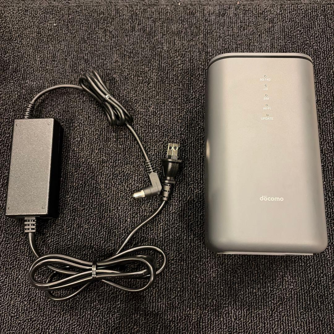 美品】docomo ドコモ home5G HR02 ダークグレー - メルカリ