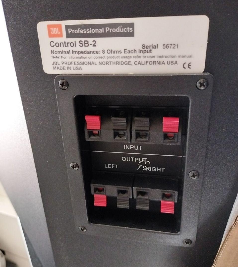 JBL コントロール SB-2 サブウーファー キズ欠け等あり中古期間限定
