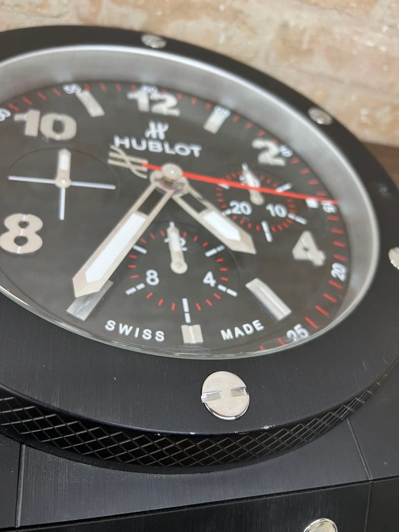 A1【used】HUBLOT ビッグ・バン ウォール クロック ブラック