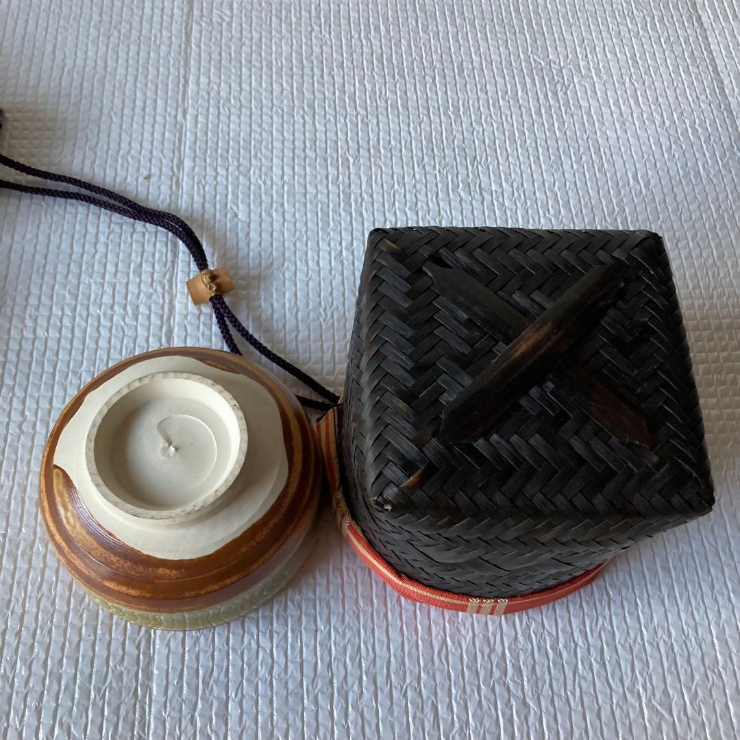 茶道具まとめ売り 蓋置き 棗 巾着入茶入れ 茶筅 茶筅筒 柄杓 茶碗 袱紗