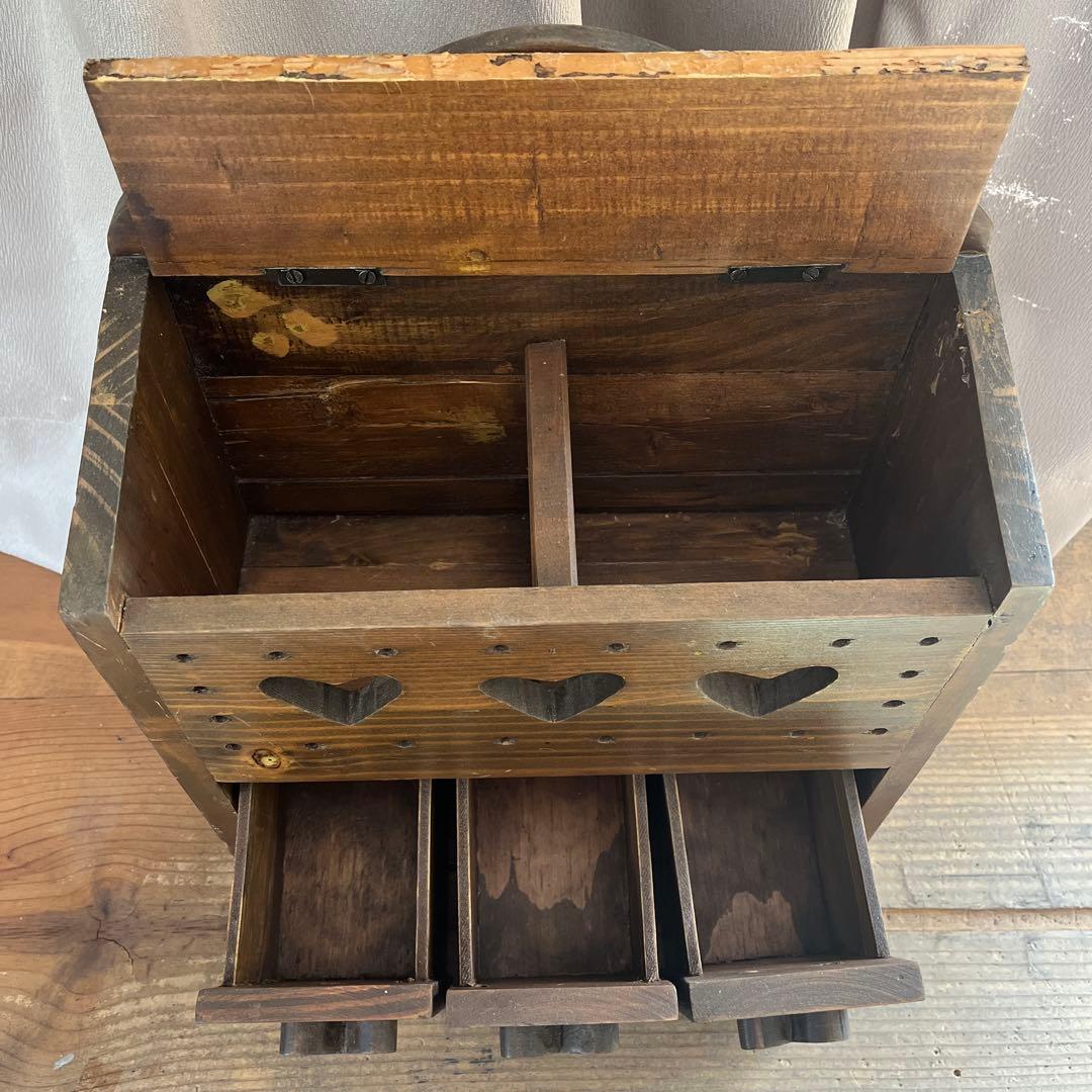 木製 階段 4段 古民家 飾り棚 展示台 什器 アンティーク 昭和レトロ