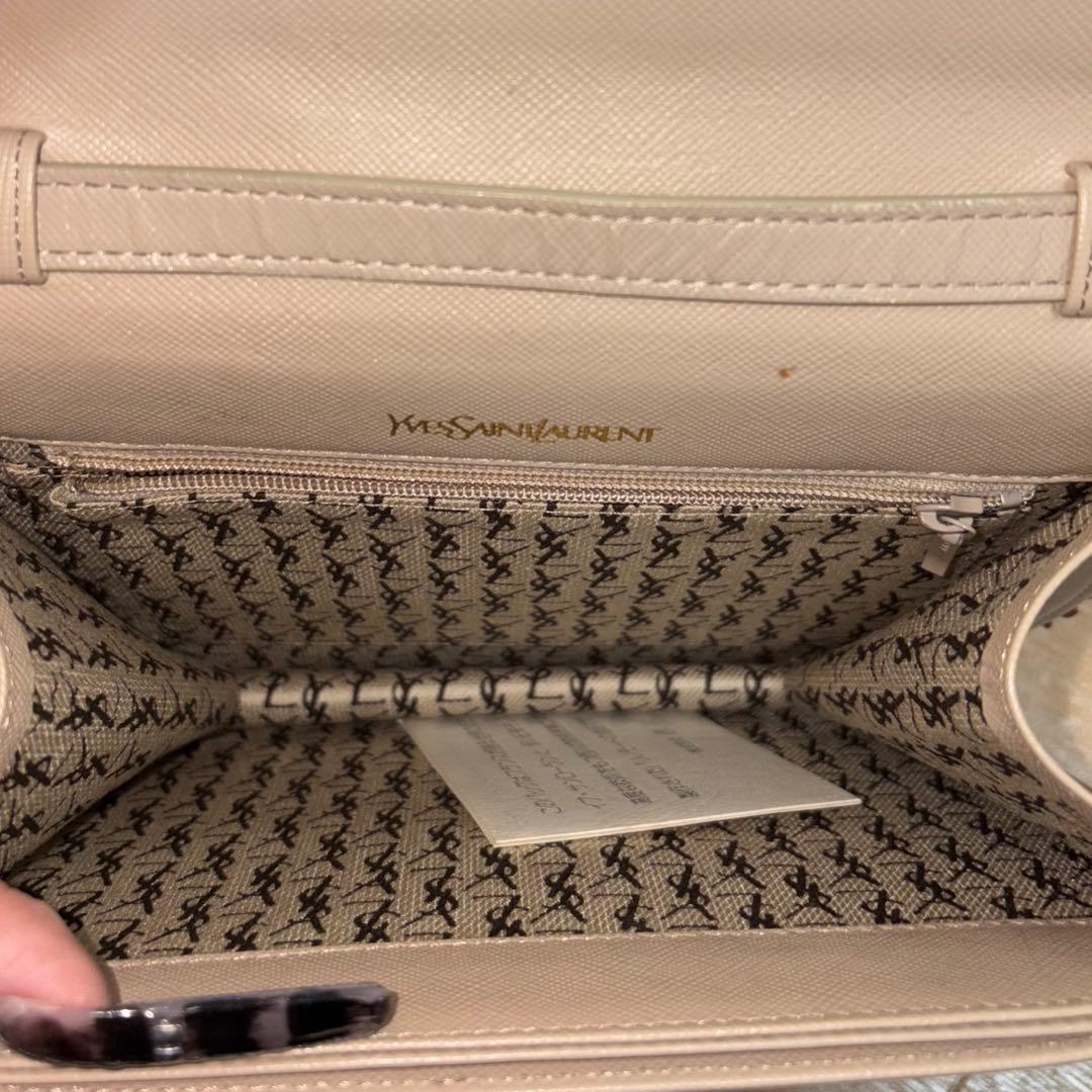 y2k Yves Saint Laurent ベージュショルダーバッグ