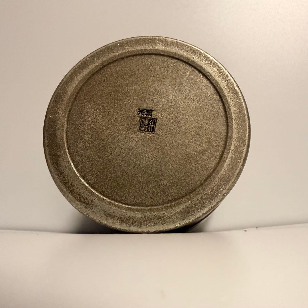 錫半 茶壺 本錫 茶入 茶道具 - メルカリ