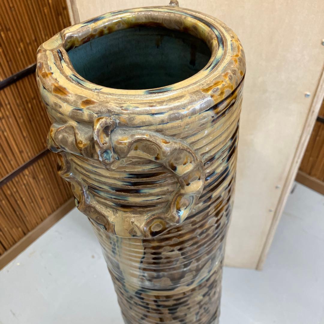 骨董品　華道道具　筒型花器　大正時代から昭和初期　S1068KOTK