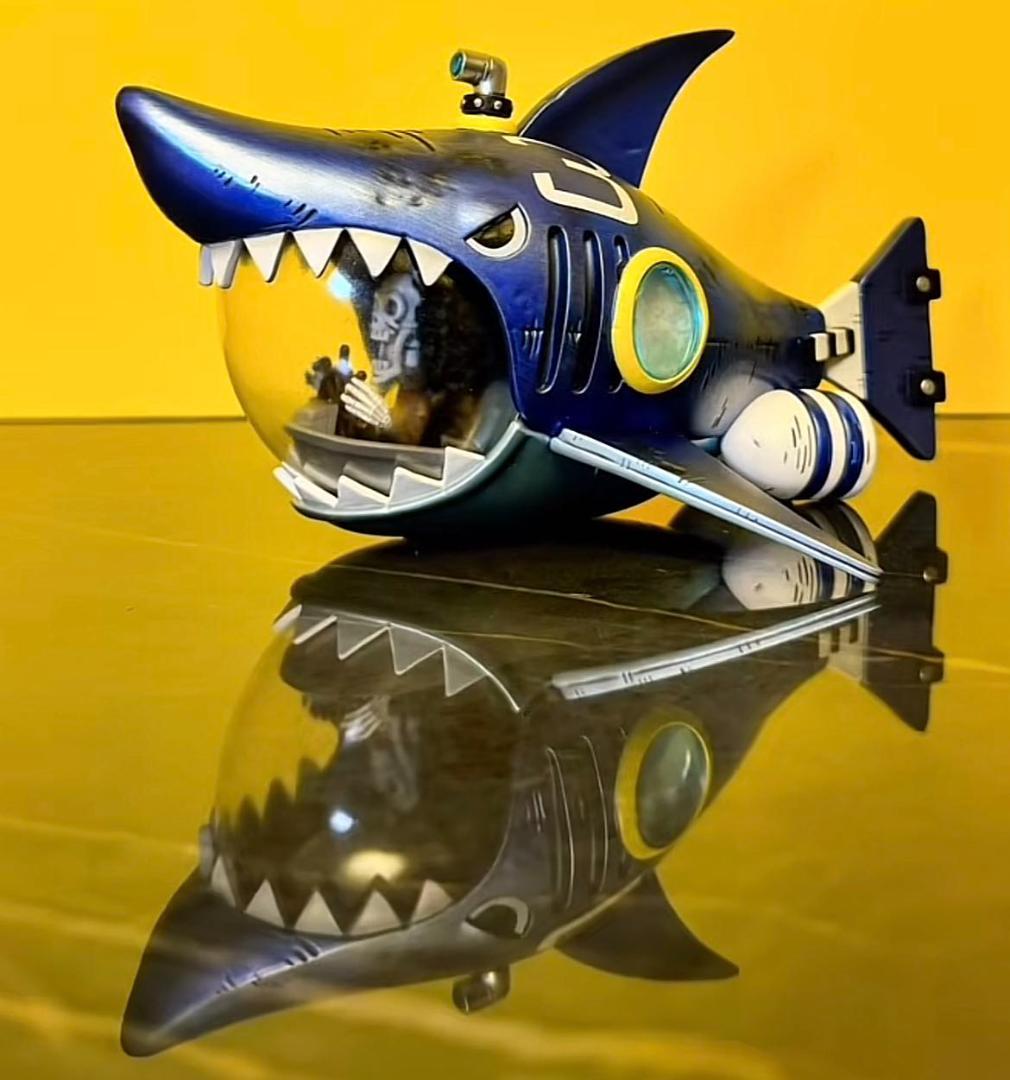 ワンピース Yz フランキー サメ ガレージキット ガレキ スタチュー