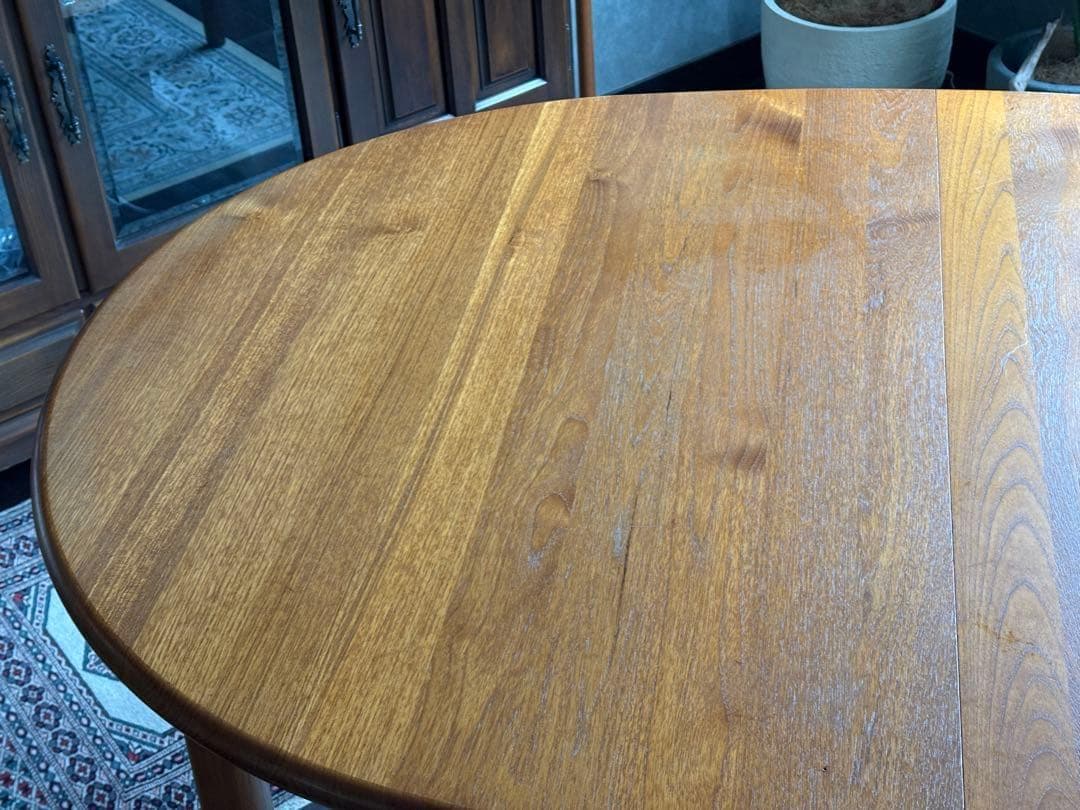 希少　北欧　エクステンションテーブル　伸長テーブル　チーク材　ビンテージ　IGZ