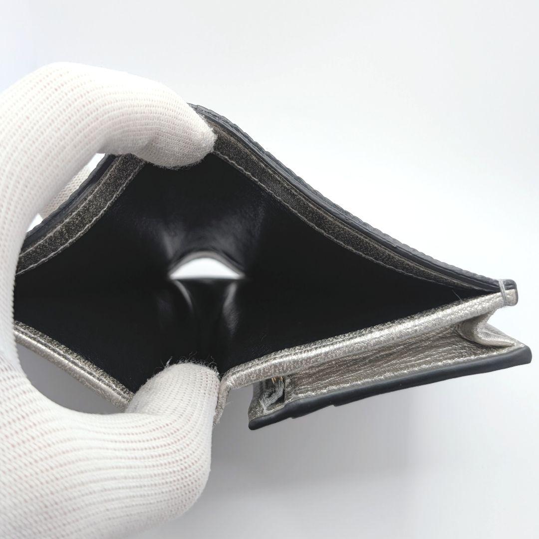 ✨️希少な新品!✨️グッチ GGマーモント リザード シルバー 456126