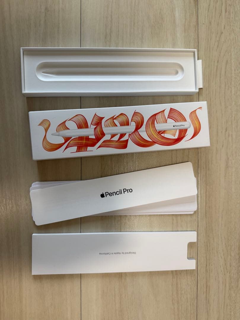Apple Pencil Pro 箱のみ（説明書付き） - メルカリ