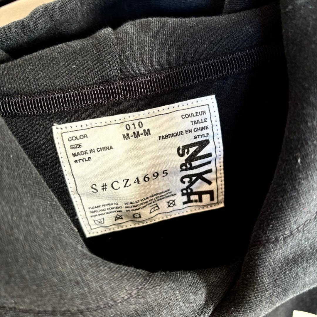 NIKE×sacai ブラック パーカー M CZ4695