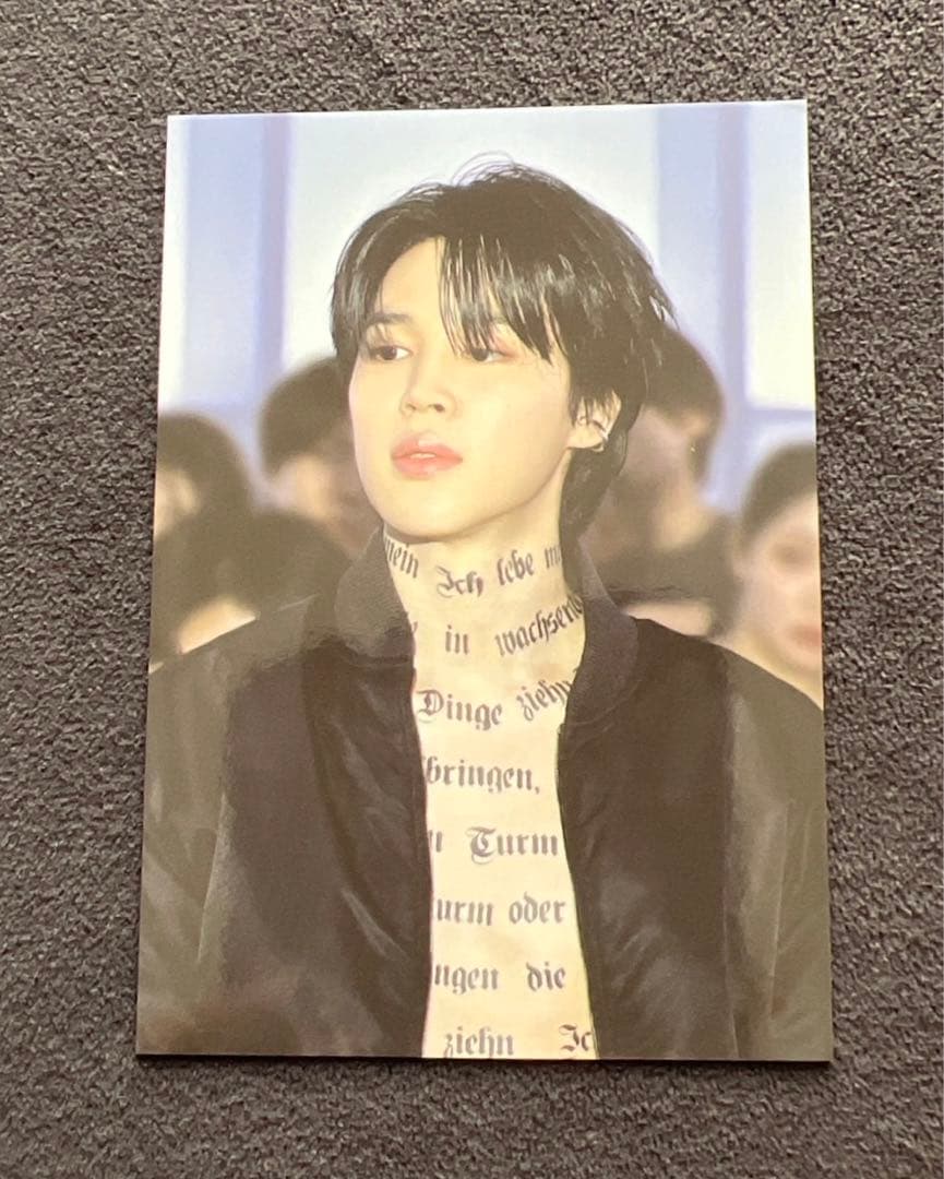 トレカ付きジミン展示会 フーディーMとブランケットセット