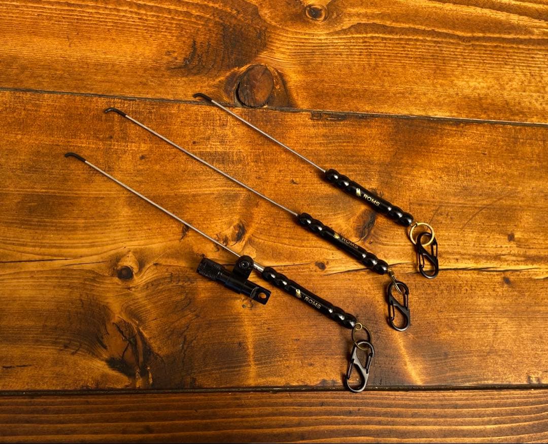 クワガタ採集セット camo柄 オリジナル掻き出し棒 デジタルノギス 採集