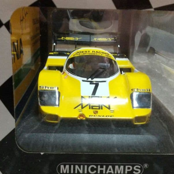 アイルトンセナ限定品 ミニチャンプス　ポルシェ956K ニュル1000km