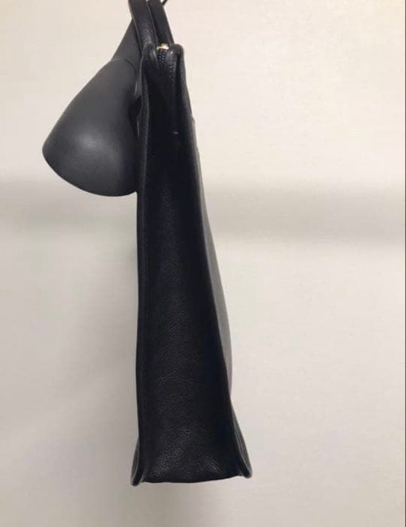 美品　イルビゾンテ　レザー ブリーフトート バッグ ブラック イタリア製