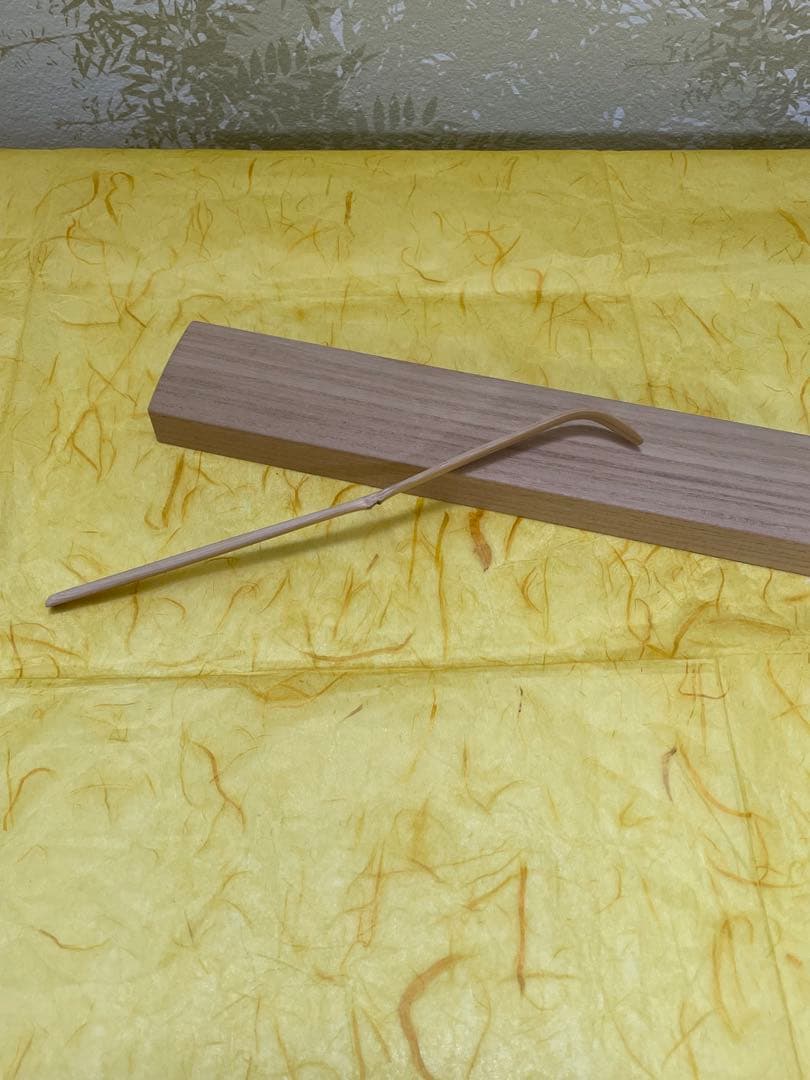 茶道具 茶杓 ちゃしゃく 【銘 瑞雲】大徳寺 高橋悦道 シミ竹 宗竹 桐