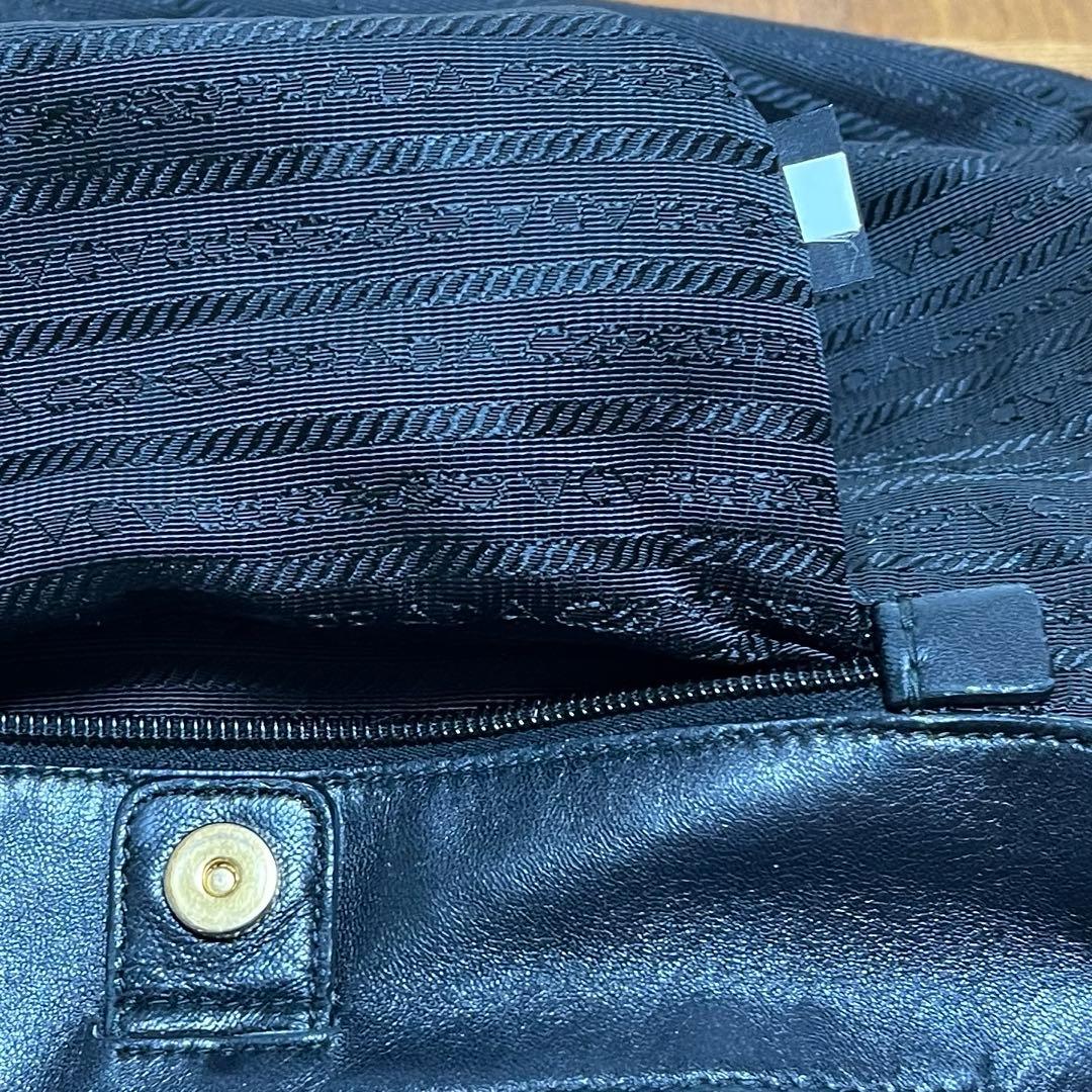 PRADA ブラック ドローストリング バッグ