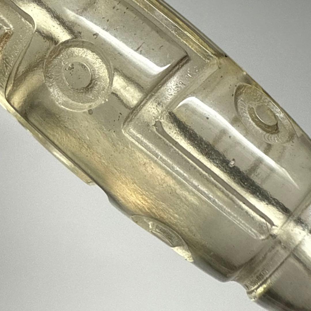 宇宙の叡智と運命の扉を開く｜九眼リビアングラス天珠×ギベオン×水晶ブレスレット