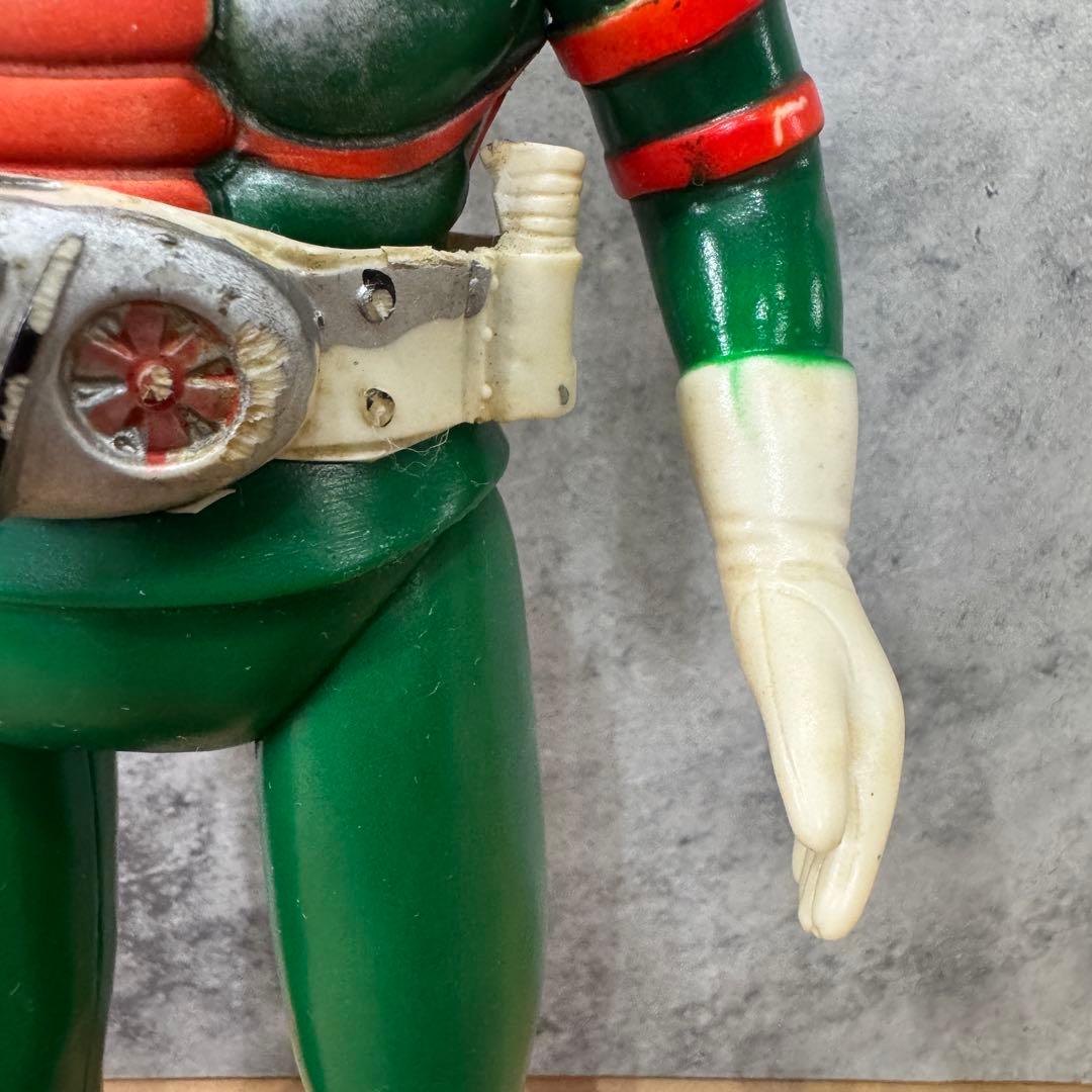 旧バンダイ ソフビ 1973年 仮面ライダーV3 放映当時物◇ベルト・ブーツ有り