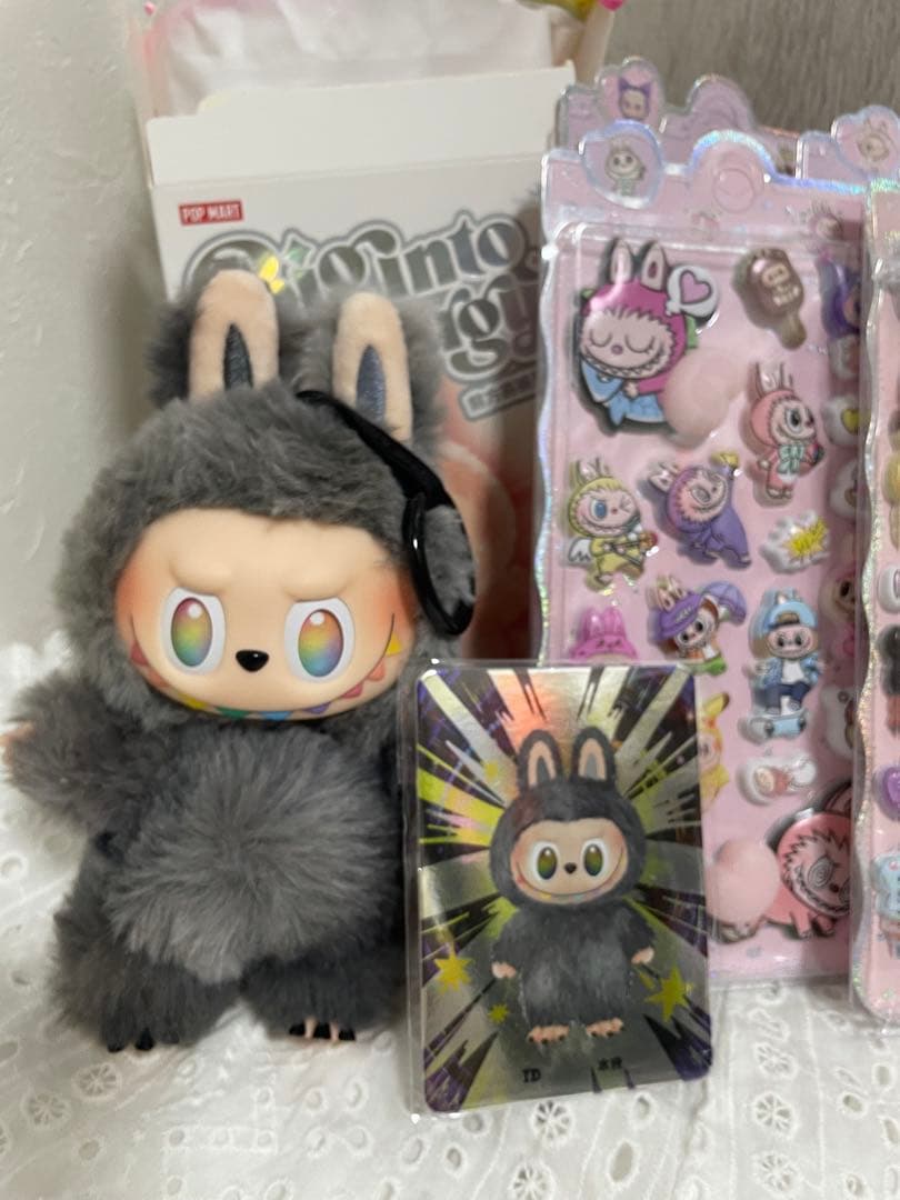 ラブブPOP MART購入♪シークレット♡100%本物！シール3点プレゼント‼︎ 正規品 POP MART エナジーラブブ シークレット 正規品】POP MART