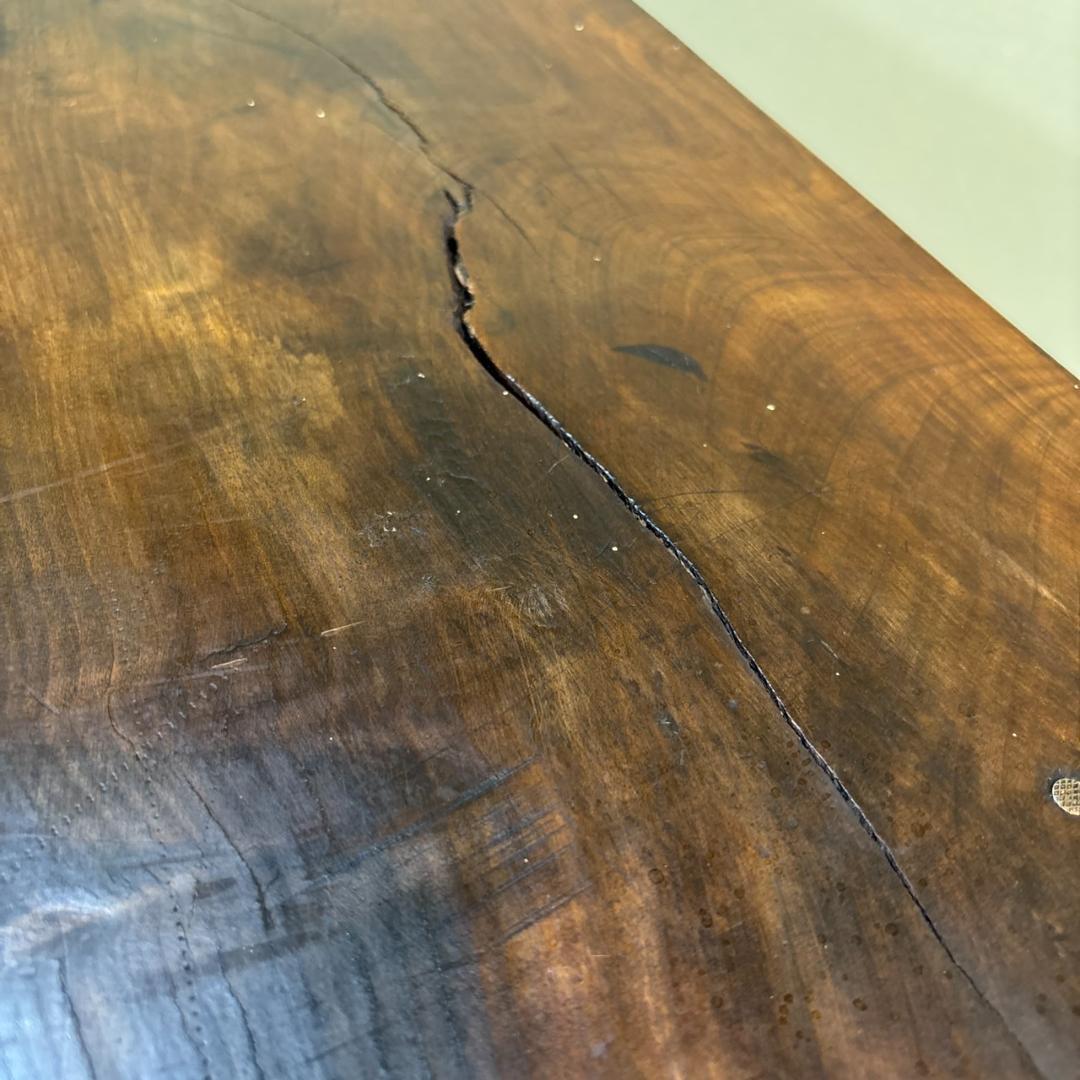 古家具】無垢材 ヴィンテージテーブル 昭和レトロ アンティーク作業台