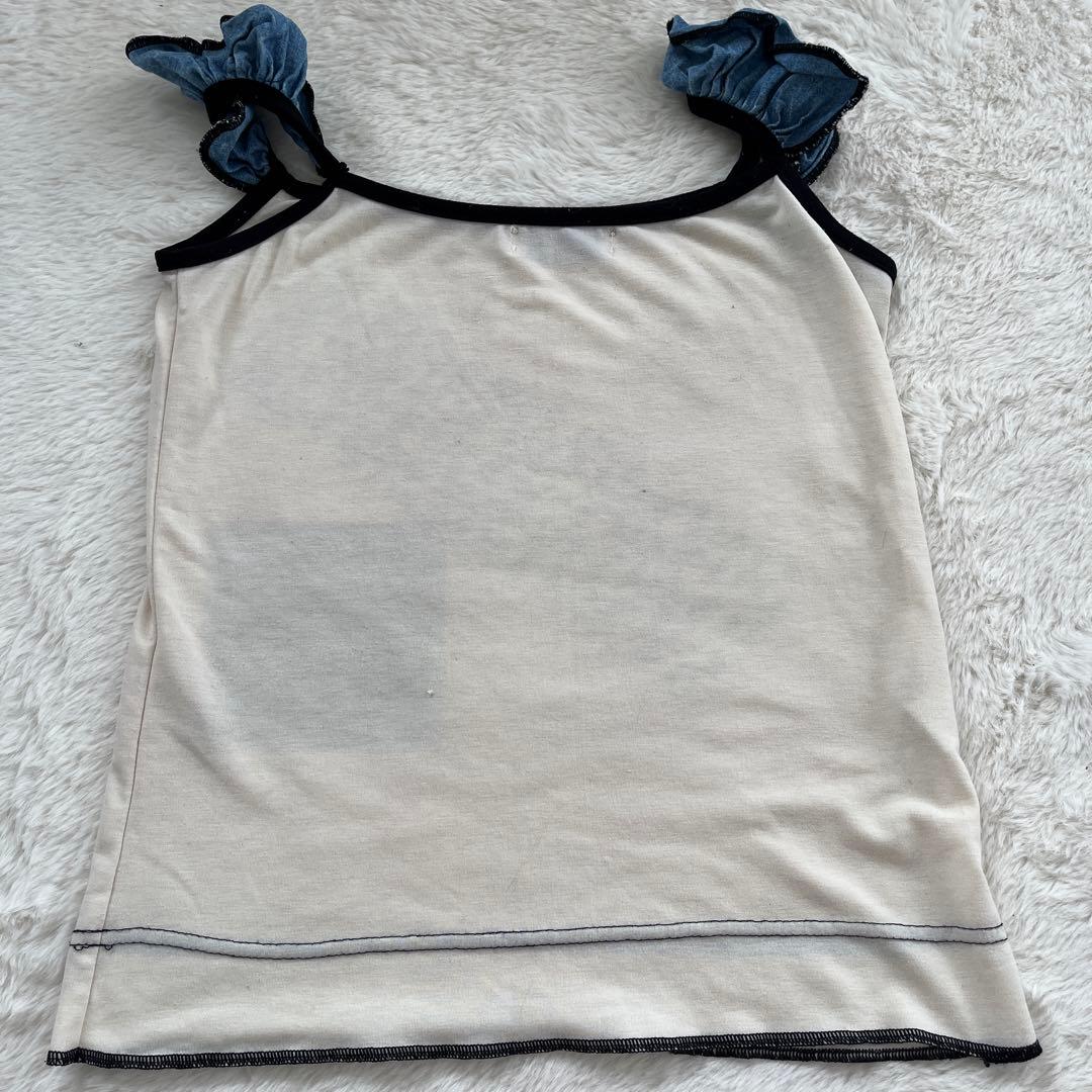 DIOR ロゴタンクトップ　ビスチェノースリーブ