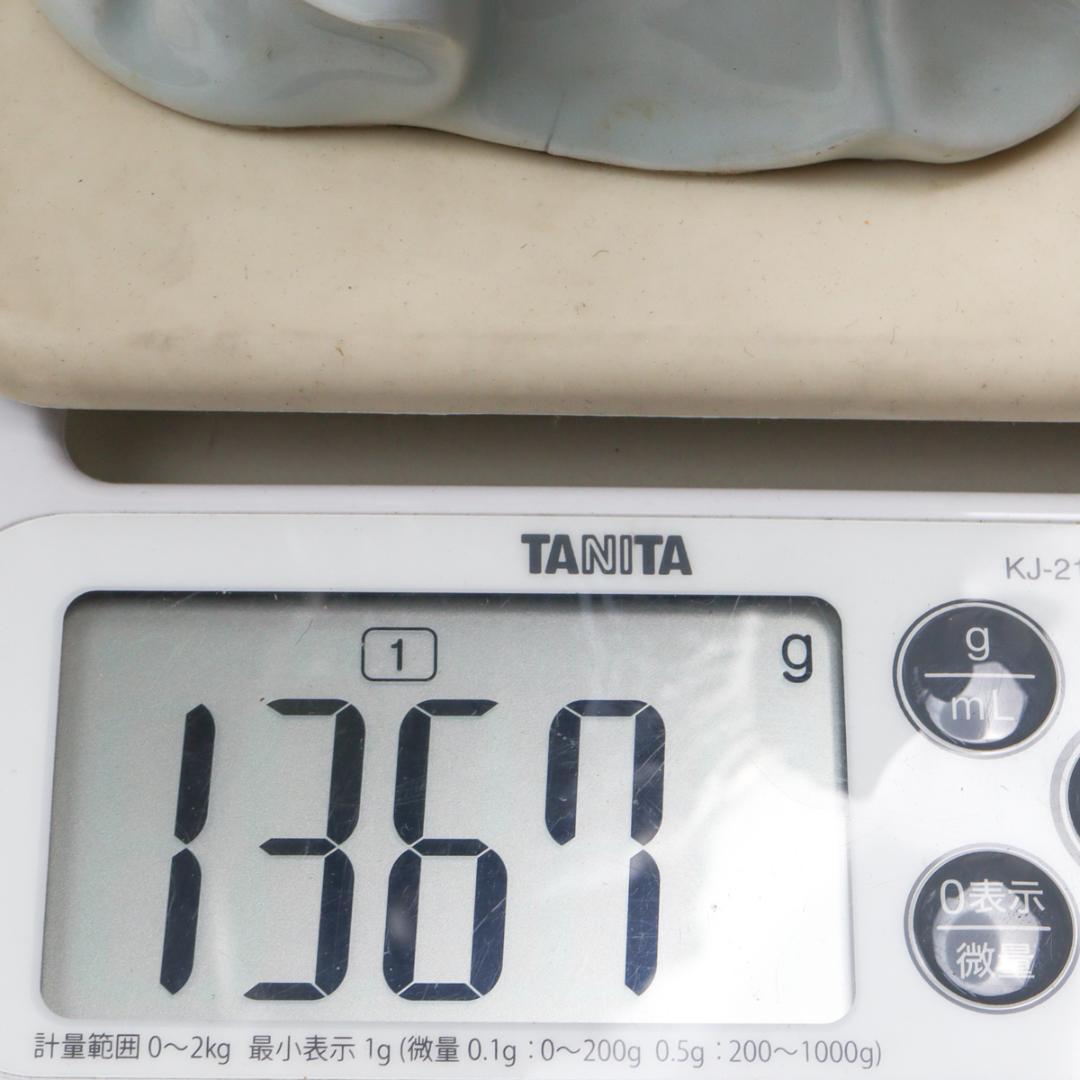 平戸焼 染付 女官像 30cm 三川内焼