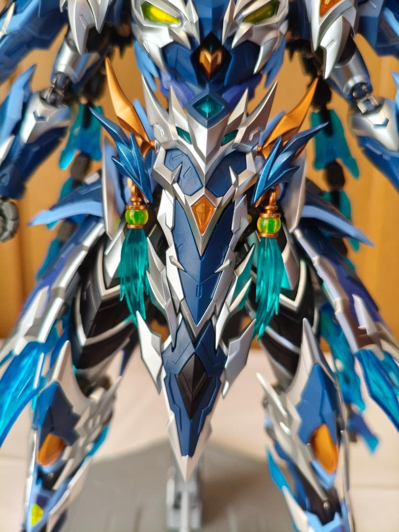 摩動核　天佑星 龍胆虎将 趙雲 玉蘭白龍駒付き MNP-XH05　素組み完成品