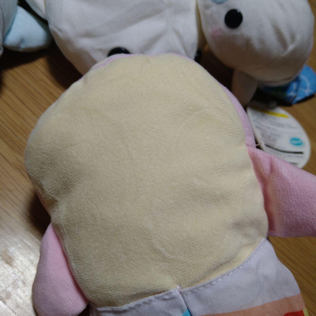 希少　まめゴマ　こどもの日ぬいぐるみ　タグ付き全４種　当時物　平成レトロ