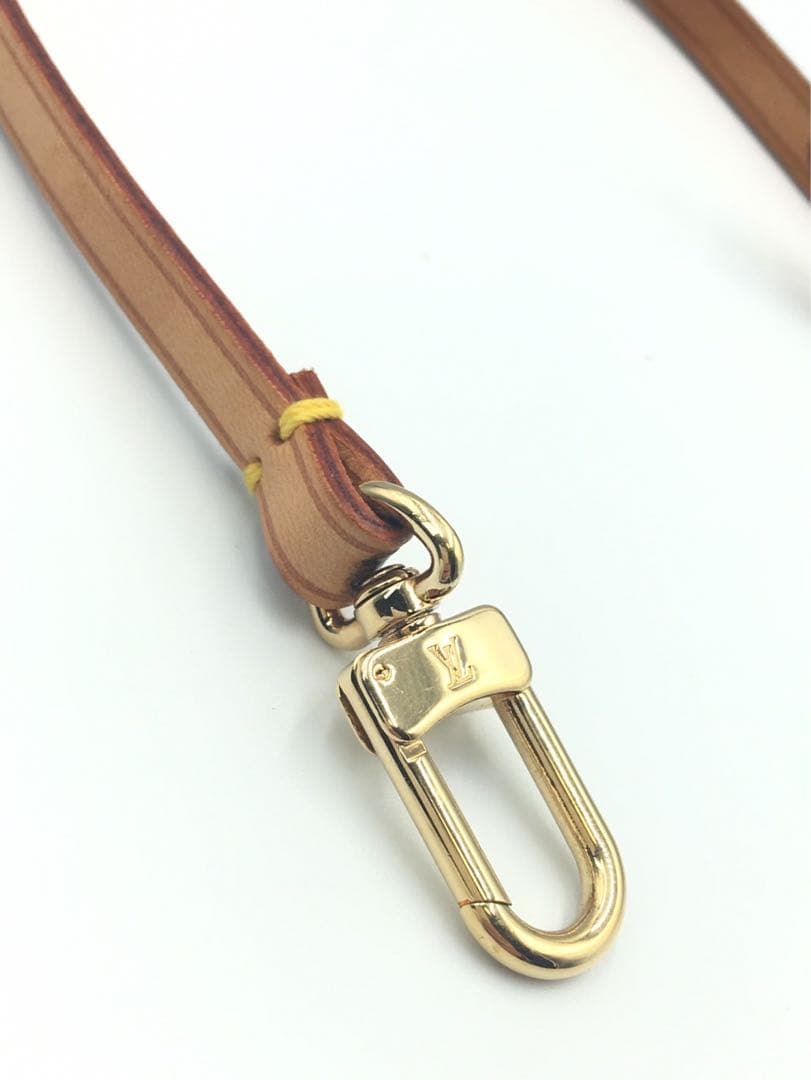 ルイヴィトン　ヌメ革　ハンドバッグ　ストラップ　アクセサリーポーチ