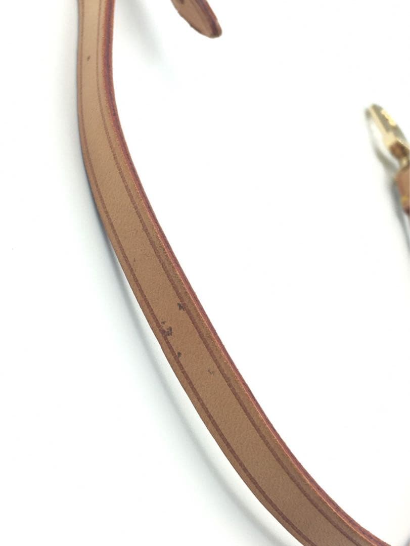 ルイヴィトン　ヌメ革　ハンドバッグ　ストラップ　アクセサリーポーチ