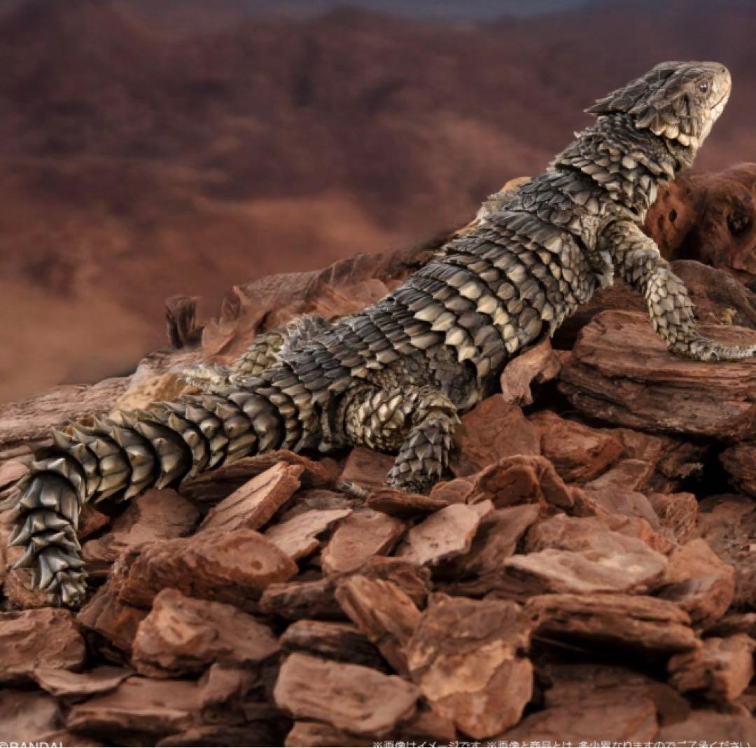 いきもの大図鑑　アルティメット　オオヨロイトカゲ　フィギュア