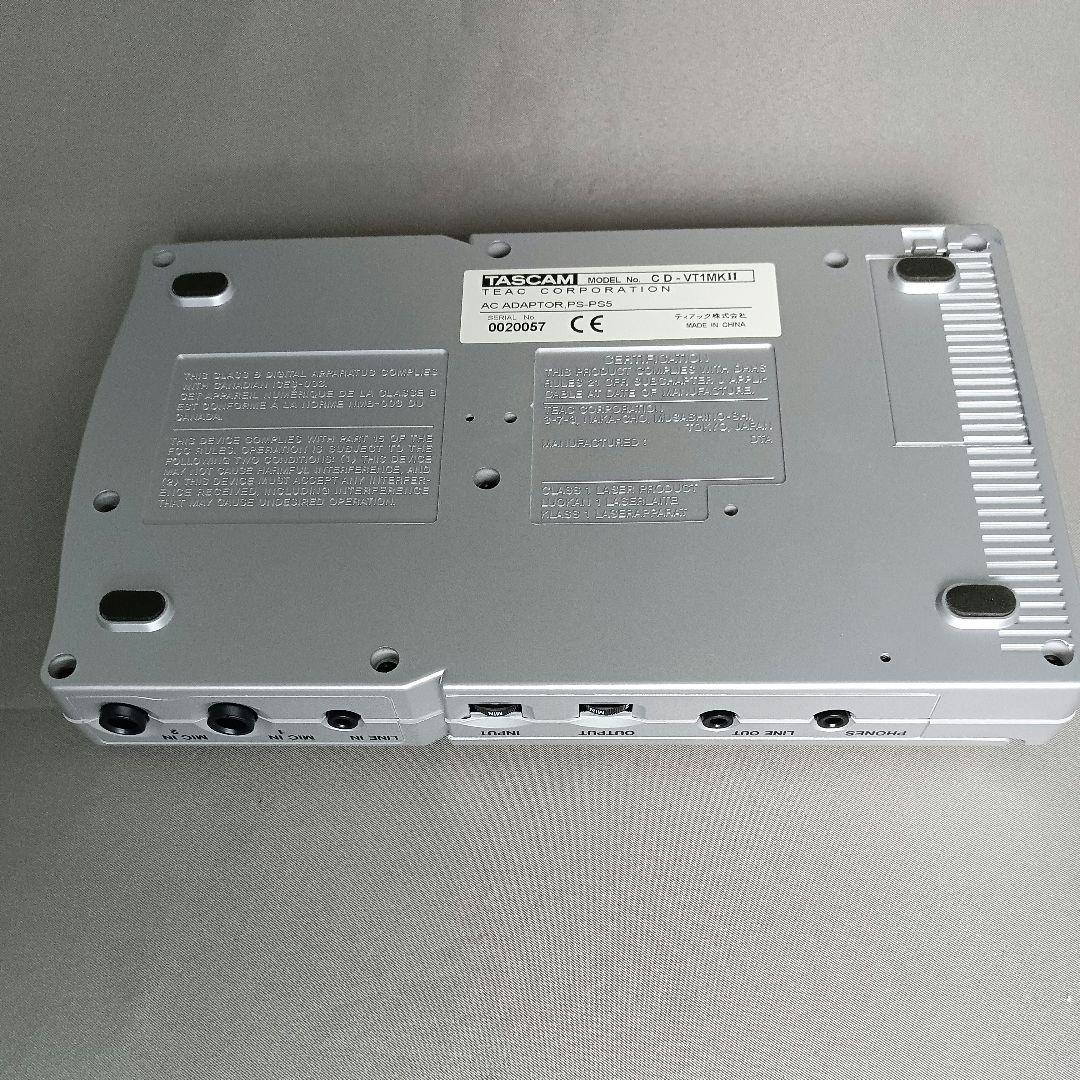 TASCAM ポータブル CDボーカルトレーナー CD-VT1Mk2