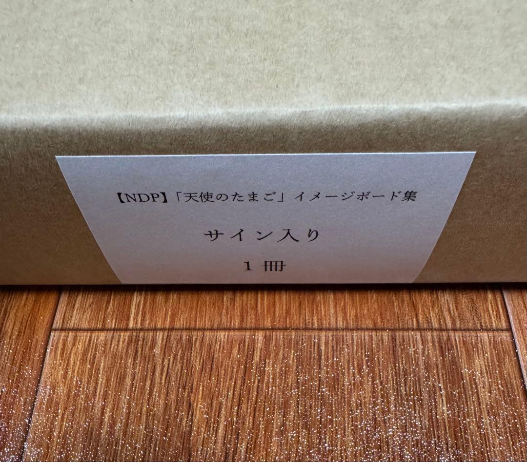 天野喜孝　サイン入り　天使のたまご イメージボード集