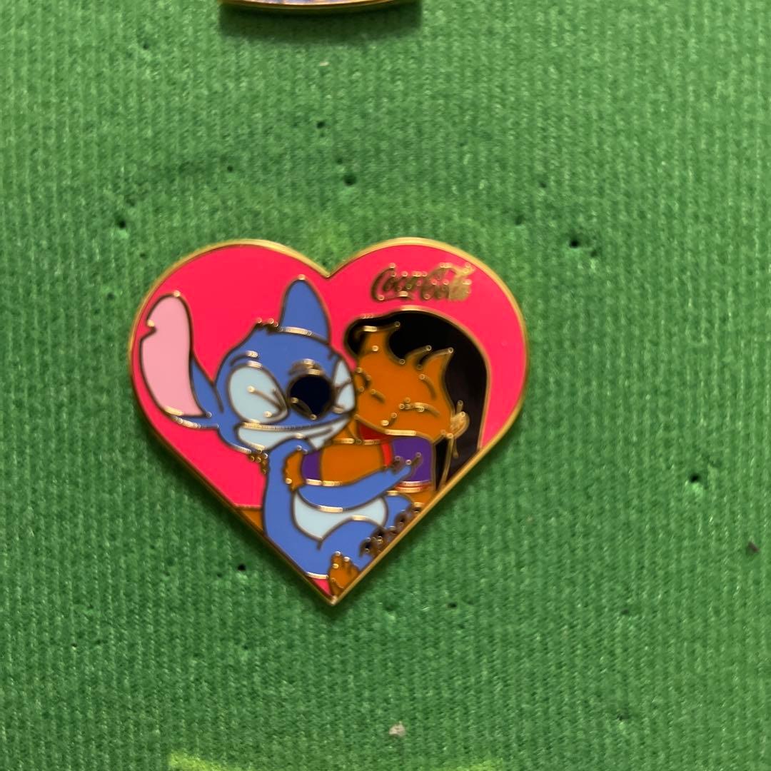 Coca-Cola スティッチ ボトル型　ピンズ　6個セット