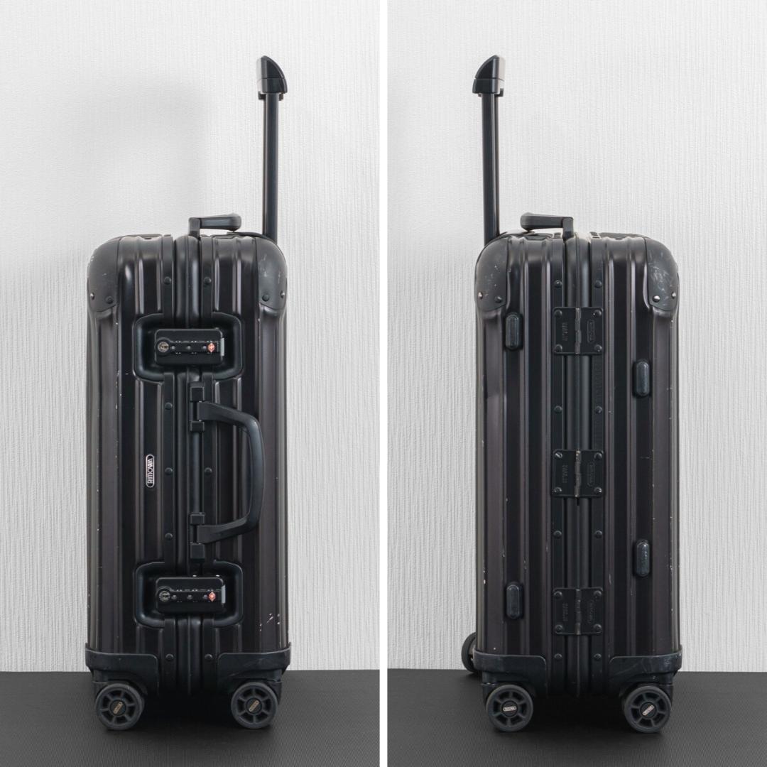 リモワ トパーズ ステルス 34L 機内持ち込み 4輪 TSAロック アルミ 黒