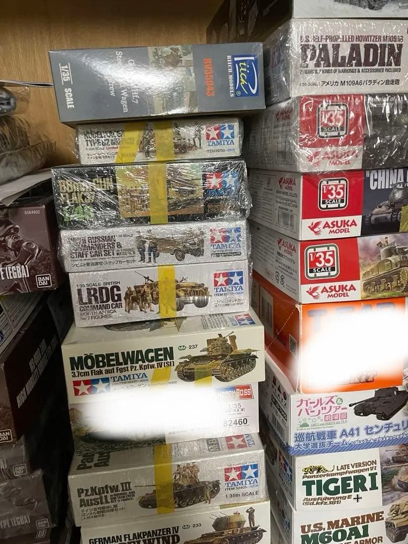 プラモデル1/35戦車（1/32、1/72）戦闘機、爆撃機