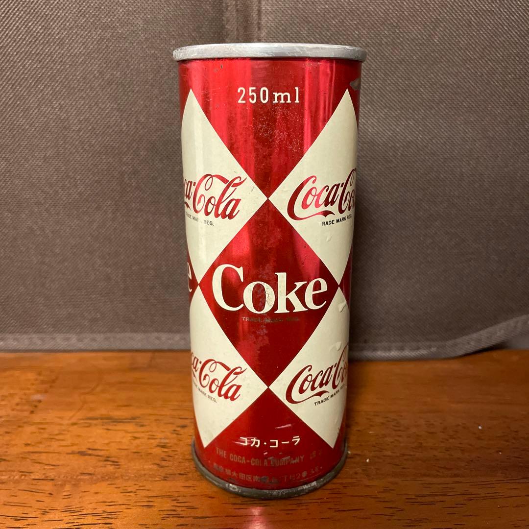 1966年から1969年 古いコーラの缶 ヴィンテージ 缶コーラ 1966年から1969